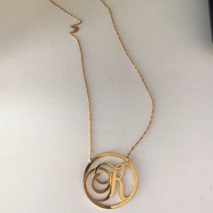 “K” necklace